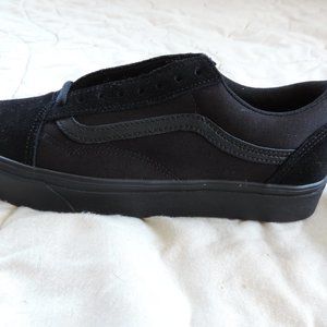 Vans Mens Size 8.5 Black Sneakers
